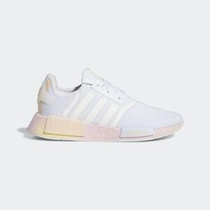 adidas NMD R1 Primeknit Sneakers in White with Pastel Accents